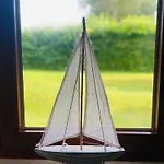 公寓 Plaue Auszeit Mit Privatstrand Und Bootsliegeplatz Zislow